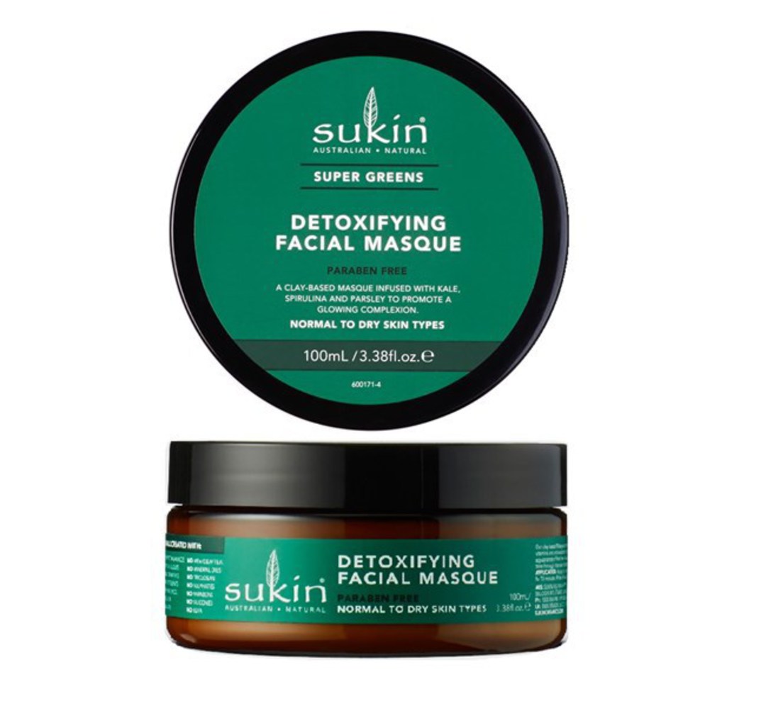 Sukin Super Greens Detoxifying Facial Masque 100ml image 0